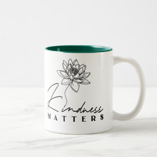 Kindness matters Two-Tone coffee mug