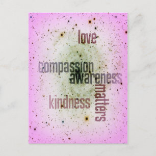 Kindness Matters Universal Love Postcard