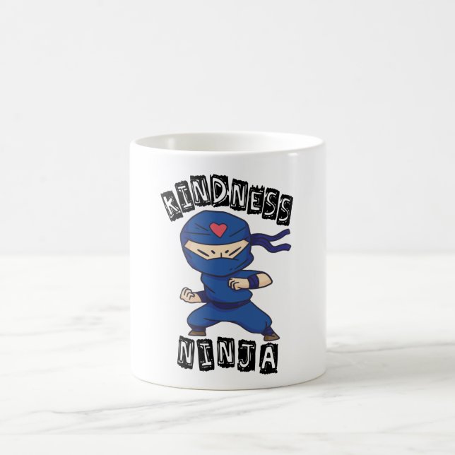 Kindness Ninja, Fight against Bullying Coffee Mug (Center)