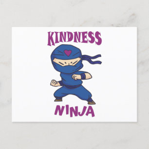 Kindness Ninja, Fight against Bullying Postcard