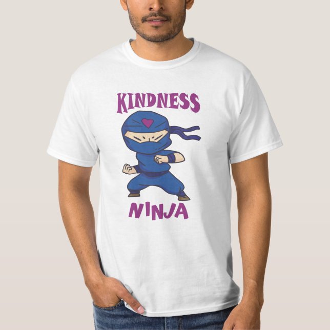 Kindness Ninja, Fight against Bullying T-Shirt (Front)