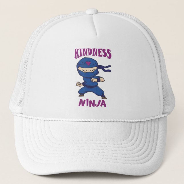 Kindness Ninja, Fight against Bullying Trucker Hat (Front)