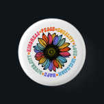 Kindness Peace Equality Love Hope Diversity Human  3 Cm Round Badge<br><div class="desc">Kindness Peace Equality Love Hope Diversity Human Rights</div>