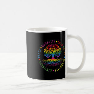 Kindness Peace Equality Love Hope Diversity Human Coffee Mug