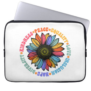Kindness Peace Equality Love Hope Diversity Human Laptop Sleeve