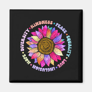 Kindness Peace Equality Love Hope Diversity Human Magnet