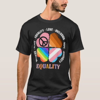 Kindness Peace Equality Love Hope Diversity Human  T-Shirt
