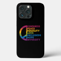 Kindness Peace Equality Love Inclusion Hope Divers