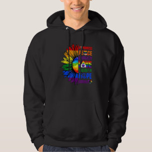 Kindness Peace Equality Love Inclusion Hope Divers Hoodie