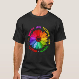 Kindness Peace Equality Love Inclusion Hope Divers T-Shirt