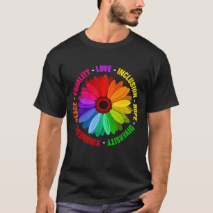 Kindness Peace Equality Love Inclusion Hope Divers T-Shirt