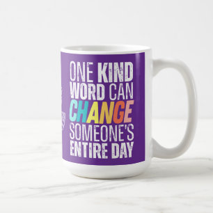 Kindness Quote Modern Trendy Inspirational Coffee Mug