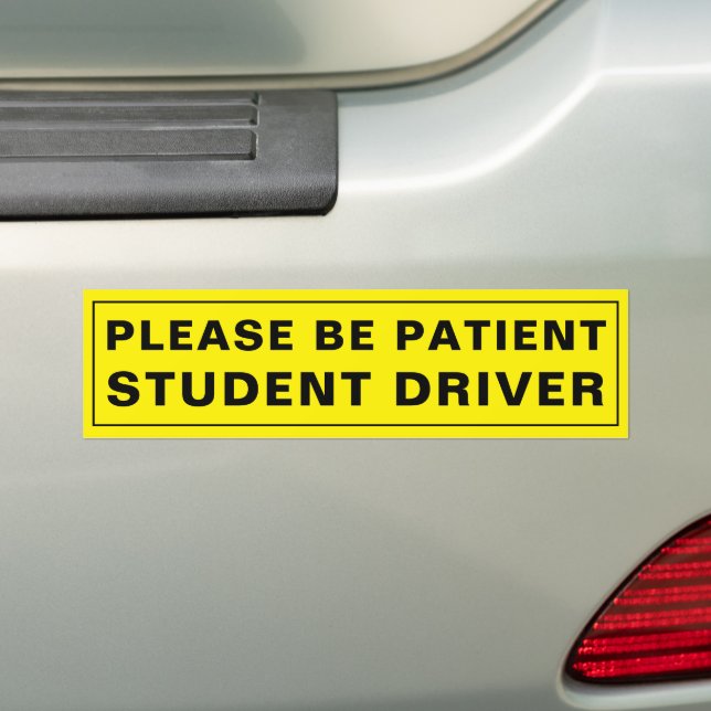 Kindness Reminder Custom Bumper Car Sticker (On Car)