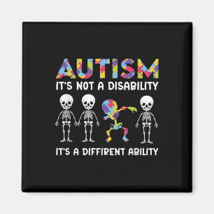Kindness Ribbon Heart Autism Awareness _3 Magnet