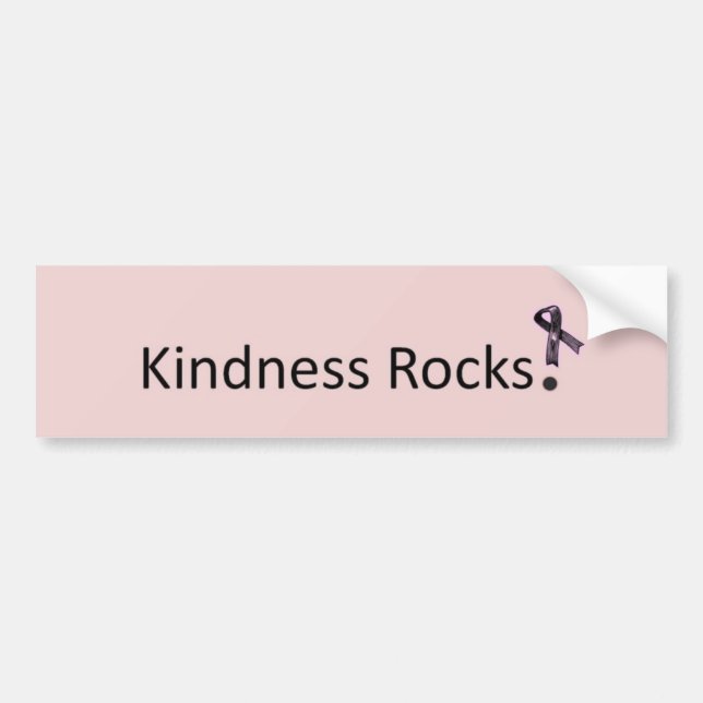 Kindness Rocks Bumper Sticker (Front)