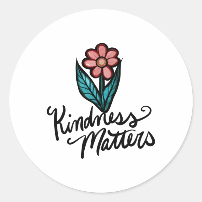 Kindness S Sticker3  Classic Round Sticker (Front)