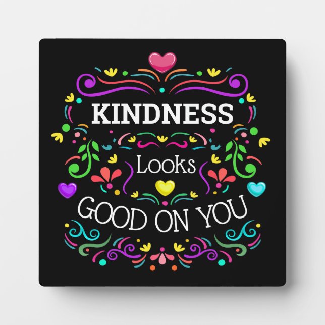 KINDNESS Tabletop Easel Plaque (Front)