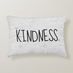 KINDNESS Text On Birch Tree Decorative Cushion