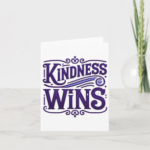 Kindness Wins Sticker  Card