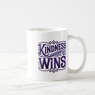 Kindness Wins Sticker Coffee Mug
