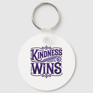 Kindness Wins Sticker Key Ring