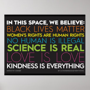 #KindnessIsEverything In This Space Poster
