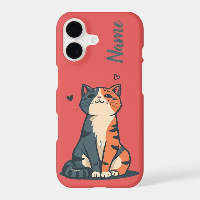 Kindred Paws | Cat Lover Custom iPhone Case (Back)