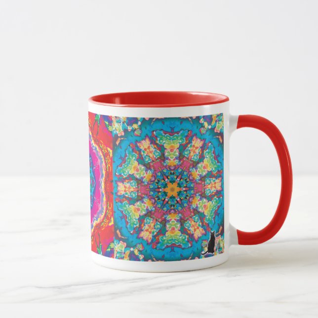 Kinetic Collage Kaleidoscope Mug (Right)