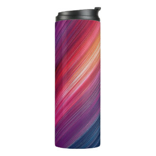 Kinetic Line Activewear   Abstract Gradient Thermal Tumbler