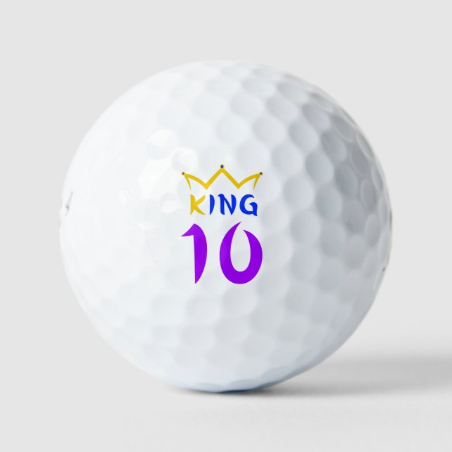 King 10 golf balls (Front)