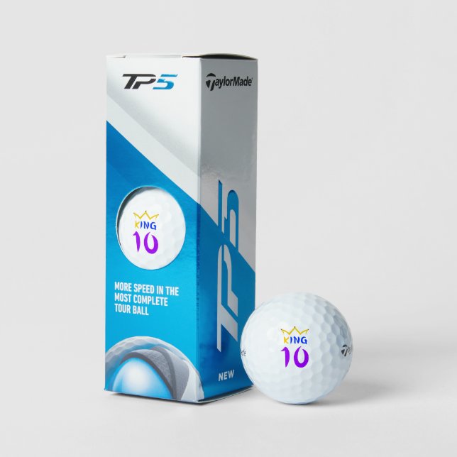 King 10 golf balls (Packaging)