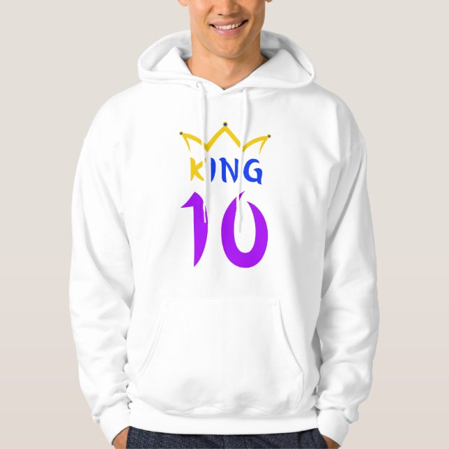 King 10 hoodie (Front)