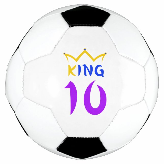 King 10 soccer ball (Front)