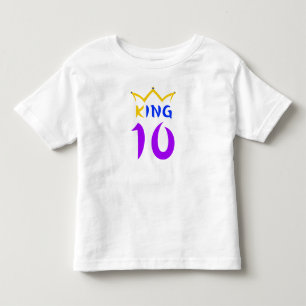 King 10 toddler T-Shirt