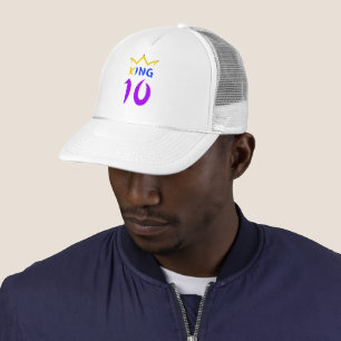 King 10 trucker hat