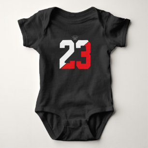 King 23 baby bodysuit