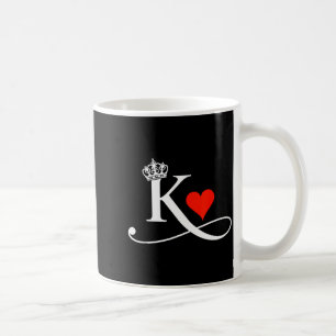 King & Queen Of Hearts Matching Couple Saint V Coffee Mug