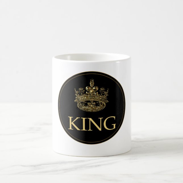 King and Crown Royal Emblem Coffee Mug (Center)