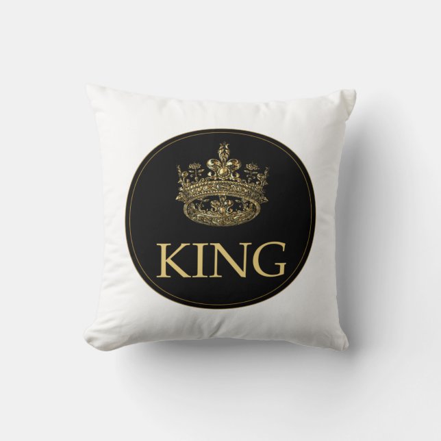 King and Crown Royal Emblem Cushion (Front)