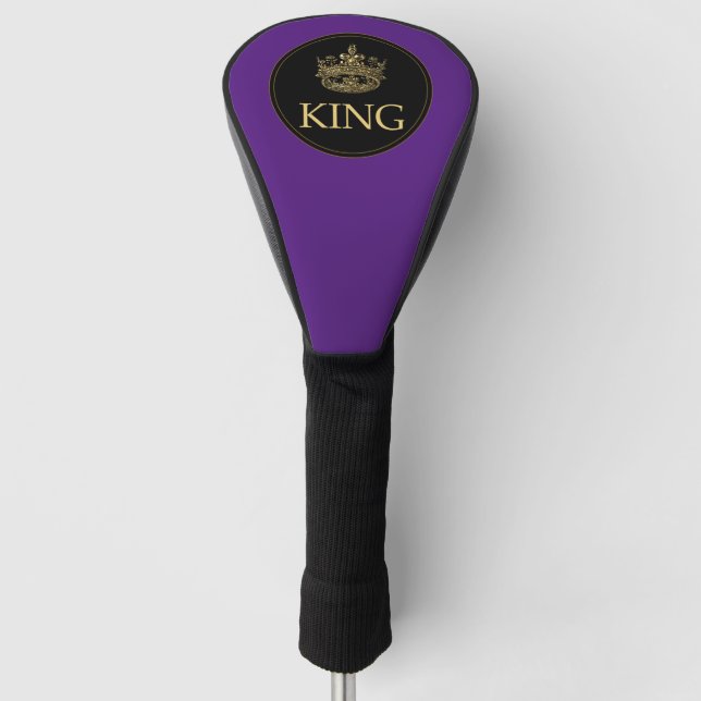 King and Crown Royal Emblem Golf Head Cover (Front)