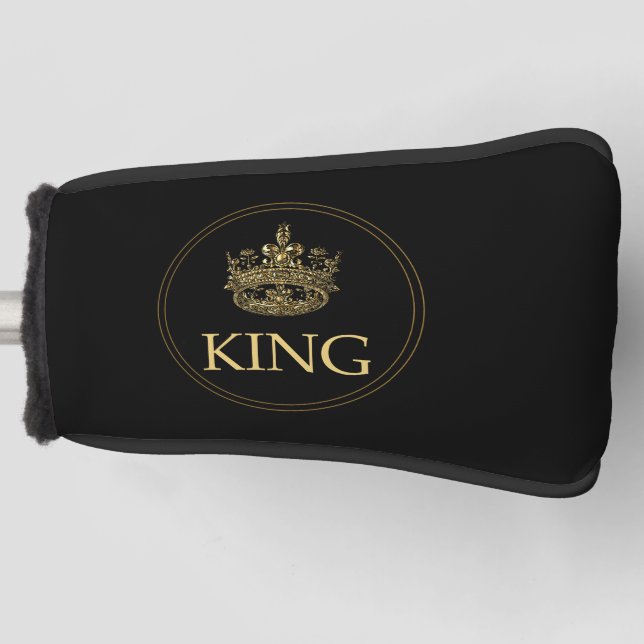 King and Crown Royal Emblem Golf Head Cover (Front)