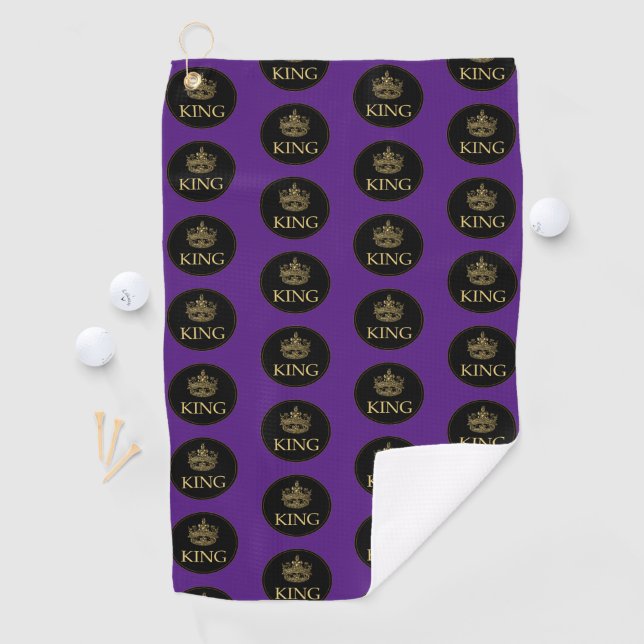 King and Crown Royal Emblem Golf Towel (InSitu)