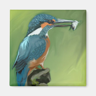 King and Fish magnet