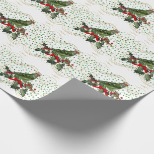 King and Green Stones Wrapping Paper