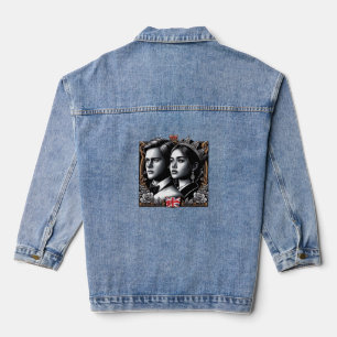 King and queen denim jacket