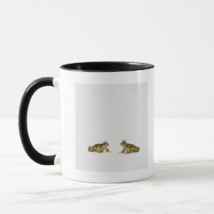 King and Queen frog looking at each other Mug