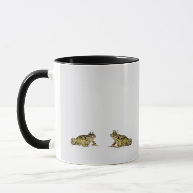 King and Queen frog looking at each other Mug (Left)