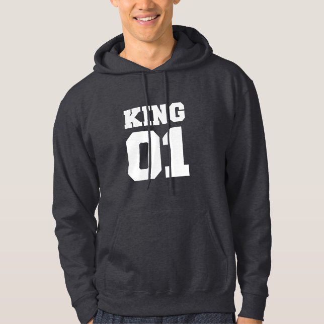 king and queen hoodies (Front)