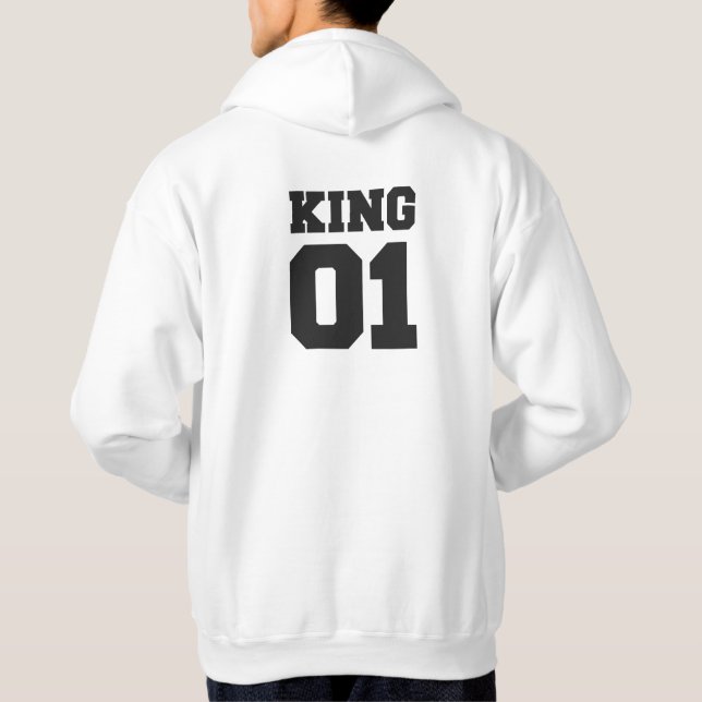 king and queen hoodies (Back)