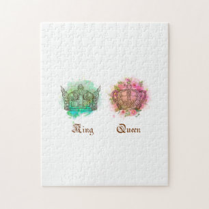 King and queen jigsaw puzzle